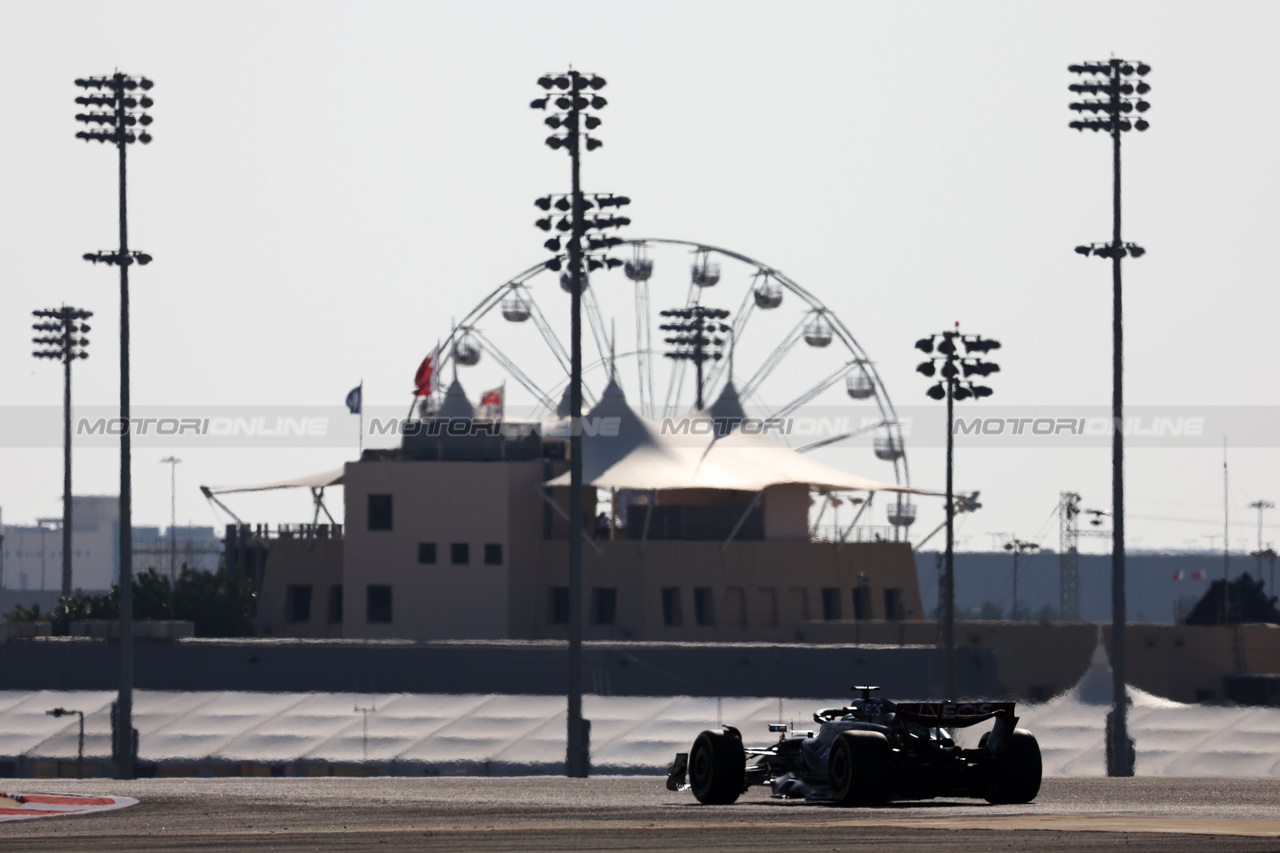 GP BAHRAIN, George Russell (GBR) Mercedes AMG F1 W14.

03.03.2023. Formula 1 World Championship, Rd 1, Bahrain Grand Prix, Sakhir, Bahrain, Practice Day

- www.xpbimages.com, EMail: requests@xpbimages.com © Copyright: Moy / XPB Images
