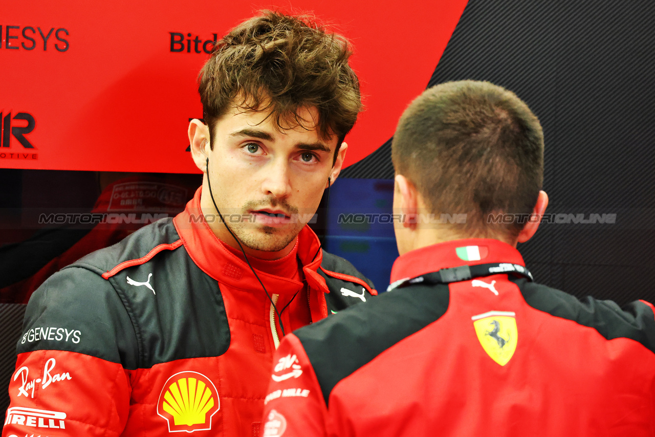 GP BAHRAIN, Charles Leclerc (MON) Ferrari.

03.03.2023. Formula 1 World Championship, Rd 1, Bahrain Grand Prix, Sakhir, Bahrain, Practice Day

- www.xpbimages.com, EMail: requests@xpbimages.com © Copyright: Batchelor / XPB Images