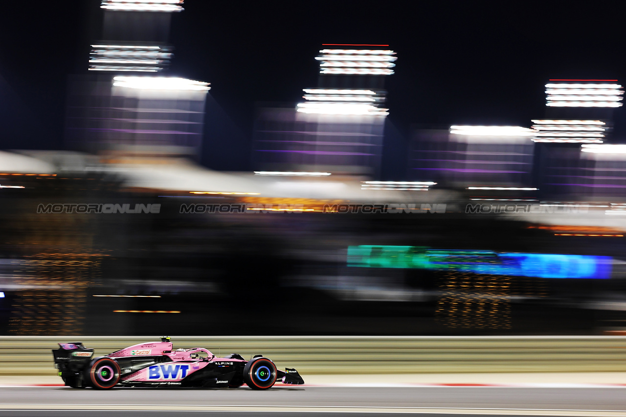 GP BAHRAIN, Pierre Gasly (FRA) Alpine F1 Team A523.

03.03.2023. Formula 1 World Championship, Rd 1, Bahrain Grand Prix, Sakhir, Bahrain, Practice Day

- www.xpbimages.com, EMail: requests@xpbimages.com © Copyright: Bearne / XPB Images