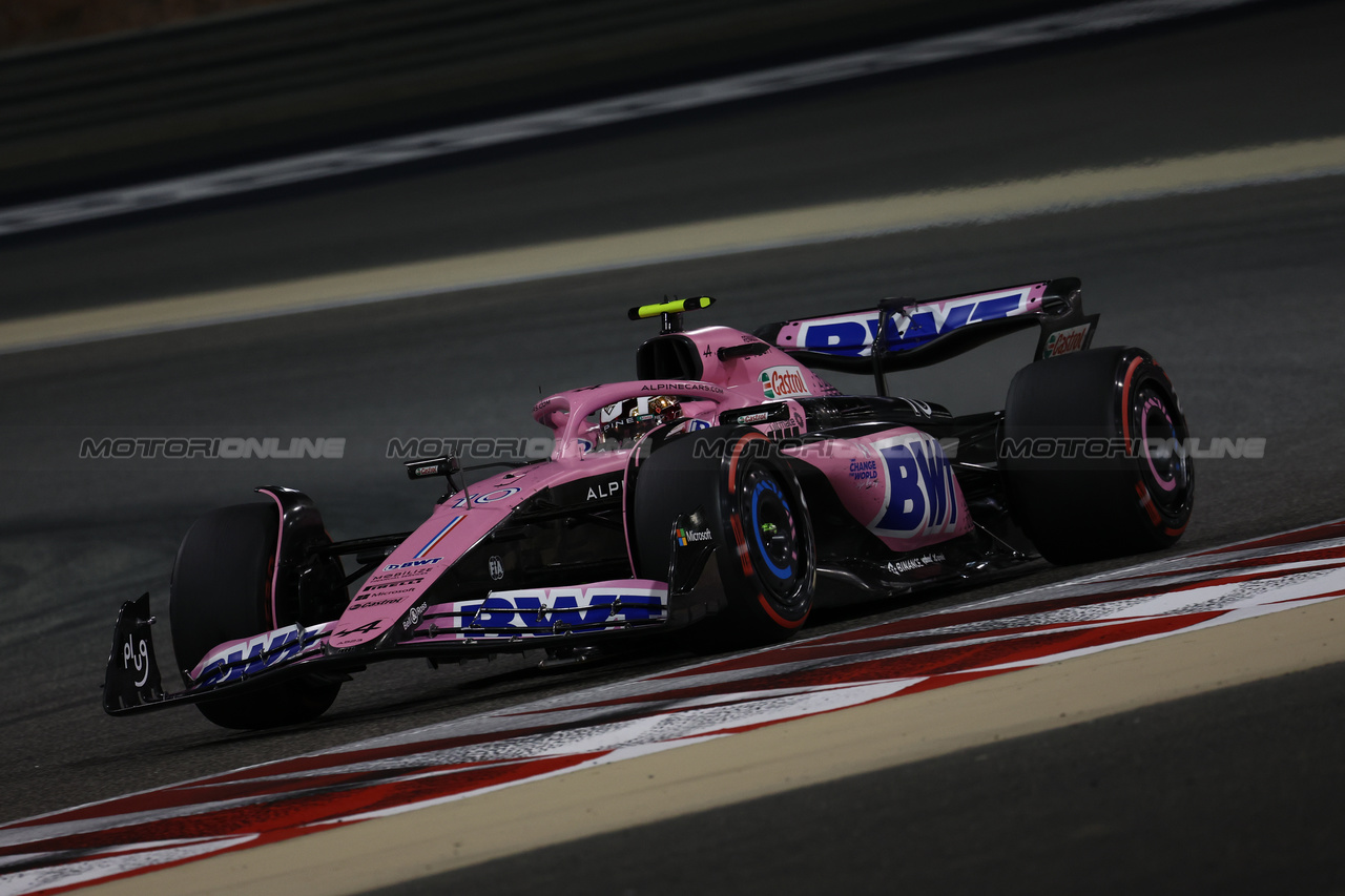 GP BAHRAIN, Pierre Gasly (FRA) Alpine F1 Team A523.

03.03.2023. Formula 1 World Championship, Rd 1, Bahrain Grand Prix, Sakhir, Bahrain, Practice Day

- www.xpbimages.com, EMail: requests@xpbimages.com © Copyright: Moy / XPB Images