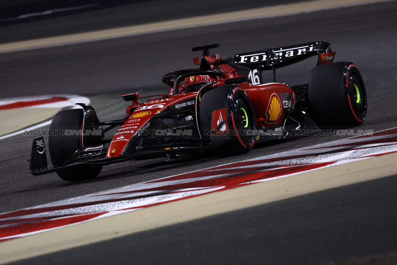 GP BAHRAIN, Charles Leclerc (MON) Ferrari SF-23.

03.03.2023. Formula 1 World Championship, Rd 1, Bahrain Grand Prix, Sakhir, Bahrain, Practice Day

- www.xpbimages.com, EMail: requests@xpbimages.com © Copyright: Moy / XPB Images