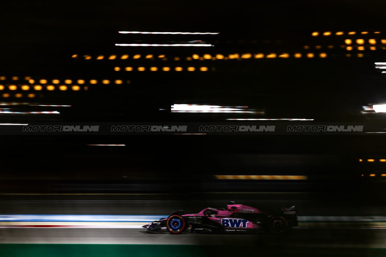 GP BAHRAIN, Esteban Ocon (FRA), Alpine F1 Team 
03.03.2023. Formula 1 World Championship, Rd 1, Bahrain Grand Prix, Sakhir, Bahrain, Practice Day
- www.xpbimages.com, EMail: requests@xpbimages.com ¬© Copyright: Charniaux / XPB Images