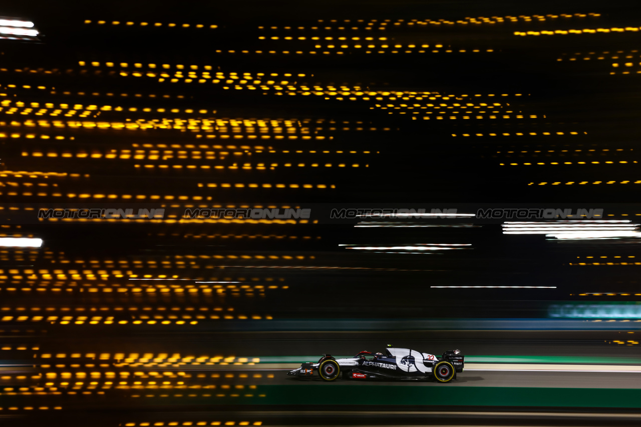 GP BAHRAIN, Yuki Tsunoda (JPN), Scuderia Alpha Tauri 
03.03.2023. Formula 1 World Championship, Rd 1, Bahrain Grand Prix, Sakhir, Bahrain, Practice Day
- www.xpbimages.com, EMail: requests@xpbimages.com ¬© Copyright: Charniaux / XPB Images