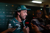 GP BAHRAIN, Fernando Alonso (ESP) Aston Martin F1 Team with the media.
03.03.2023. Formula 1 World Championship, Rd 1, Bahrain Grand Prix, Sakhir, Bahrain, Practice Day
- www.xpbimages.com, EMail: requests@xpbimages.com © Copyright: Moy / XPB Images