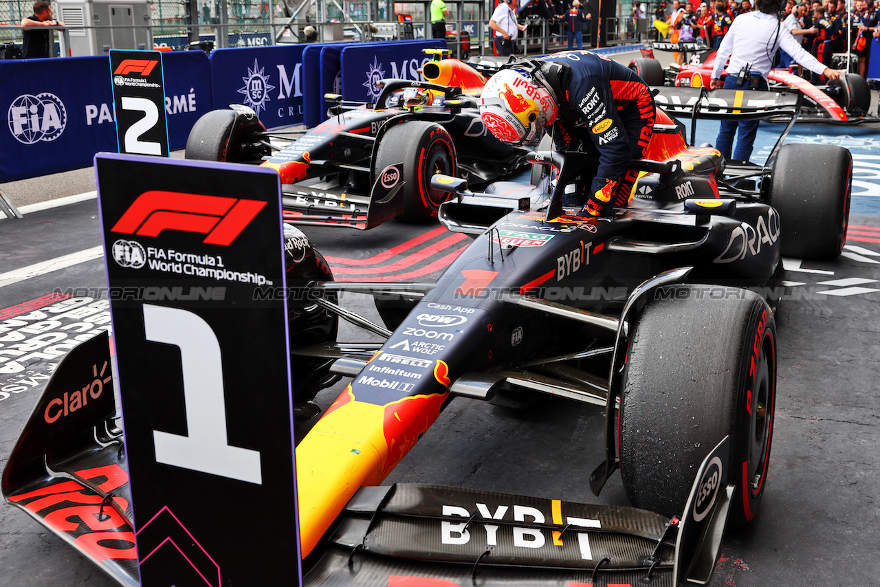 GP BELGIO, Gara winner Max Verstappen (NLD) Red Bull Racing RB19 in parc ferme.
30.07.2023. Formula 1 World Championship, Rd 13, Belgian Grand Prix, Spa Francorchamps, Belgium, Gara Day.
- www.xpbimages.com, EMail: requests@xpbimages.com © Copyright: Batchelor / XPB Images