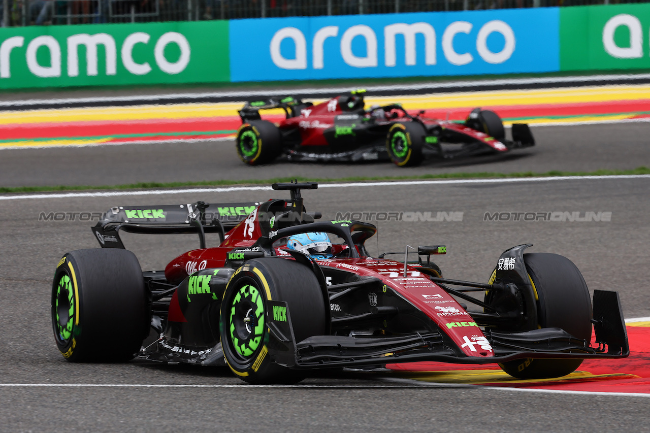 GP BELGIO, Valtteri Bottas (FIN) Alfa Romeo F1 Team C43.
30.07.2023. Formula 1 World Championship, Rd 13, Belgian Grand Prix, Spa Francorchamps, Belgium, Gara Day.
- www.xpbimages.com, EMail: requests@xpbimages.com © Copyright: Batchelor / XPB Images