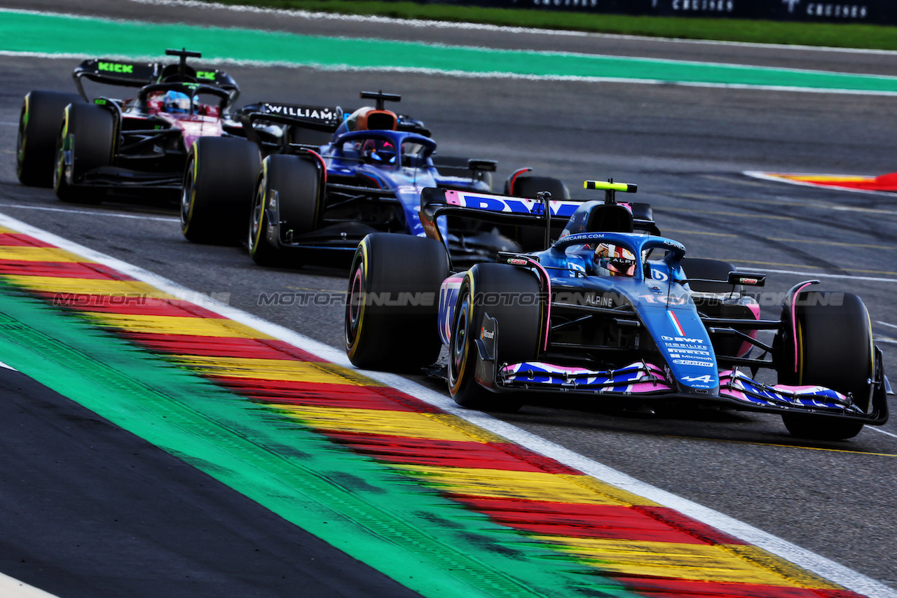 GP BELGIO, Pierre Gasly (FRA) Alpine F1 Team A523.
30.07.2023. Formula 1 World Championship, Rd 13, Belgian Grand Prix, Spa Francorchamps, Belgium, Gara Day.
- www.xpbimages.com, EMail: requests@xpbimages.com © Copyright: Batchelor / XPB Images