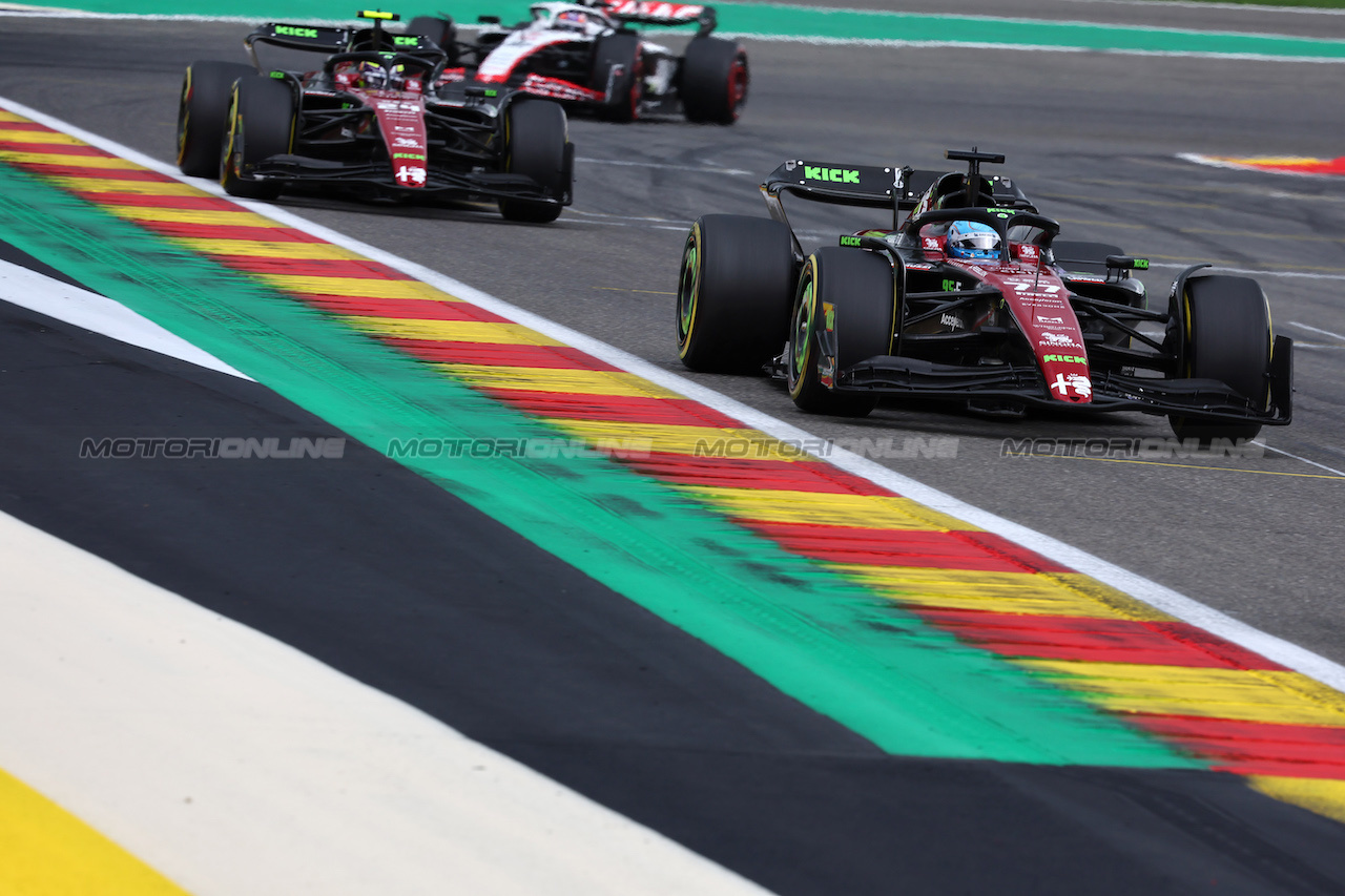 GP BELGIO, Valtteri Bottas (FIN) Alfa Romeo F1 Team C43.
30.07.2023. Formula 1 World Championship, Rd 13, Belgian Grand Prix, Spa Francorchamps, Belgium, Gara Day.
- www.xpbimages.com, EMail: requests@xpbimages.com © Copyright: Batchelor / XPB Images