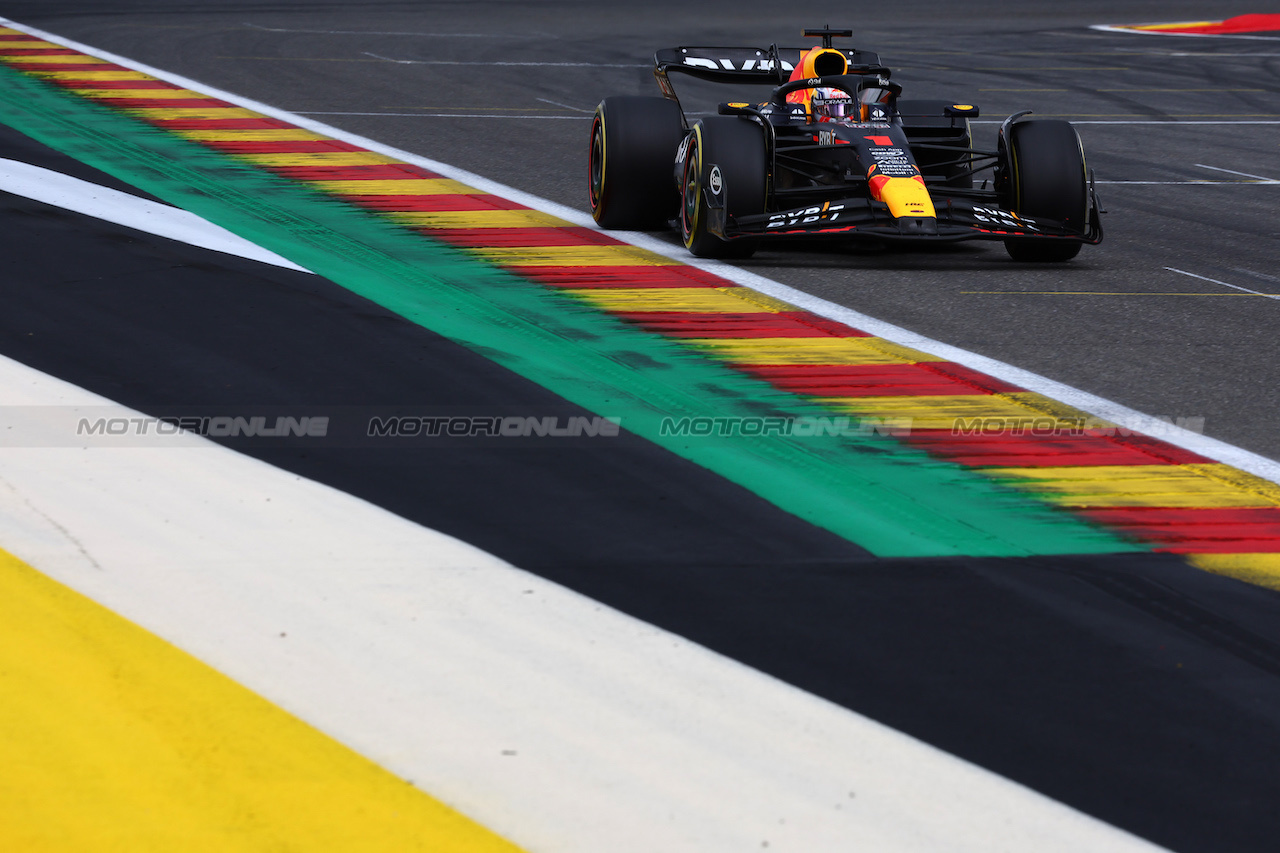 GP BELGIO, Max Verstappen (NLD) Red Bull Racing RB19.
30.07.2023. Formula 1 World Championship, Rd 13, Belgian Grand Prix, Spa Francorchamps, Belgium, Gara Day.
- www.xpbimages.com, EMail: requests@xpbimages.com © Copyright: Batchelor / XPB Images