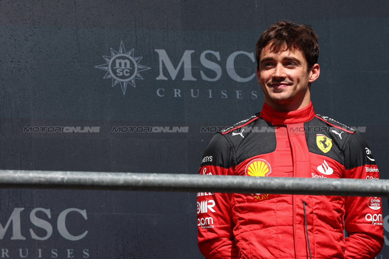 GP BELGIO, 3rd place Charles Leclerc (MON) Ferrari.
30.07.2023. Formula 1 World Championship, Rd 13, Belgian Grand Prix, Spa Francorchamps, Belgium, Gara Day.
- www.xpbimages.com, EMail: requests@xpbimages.com © Copyright: Batchelor / XPB Images