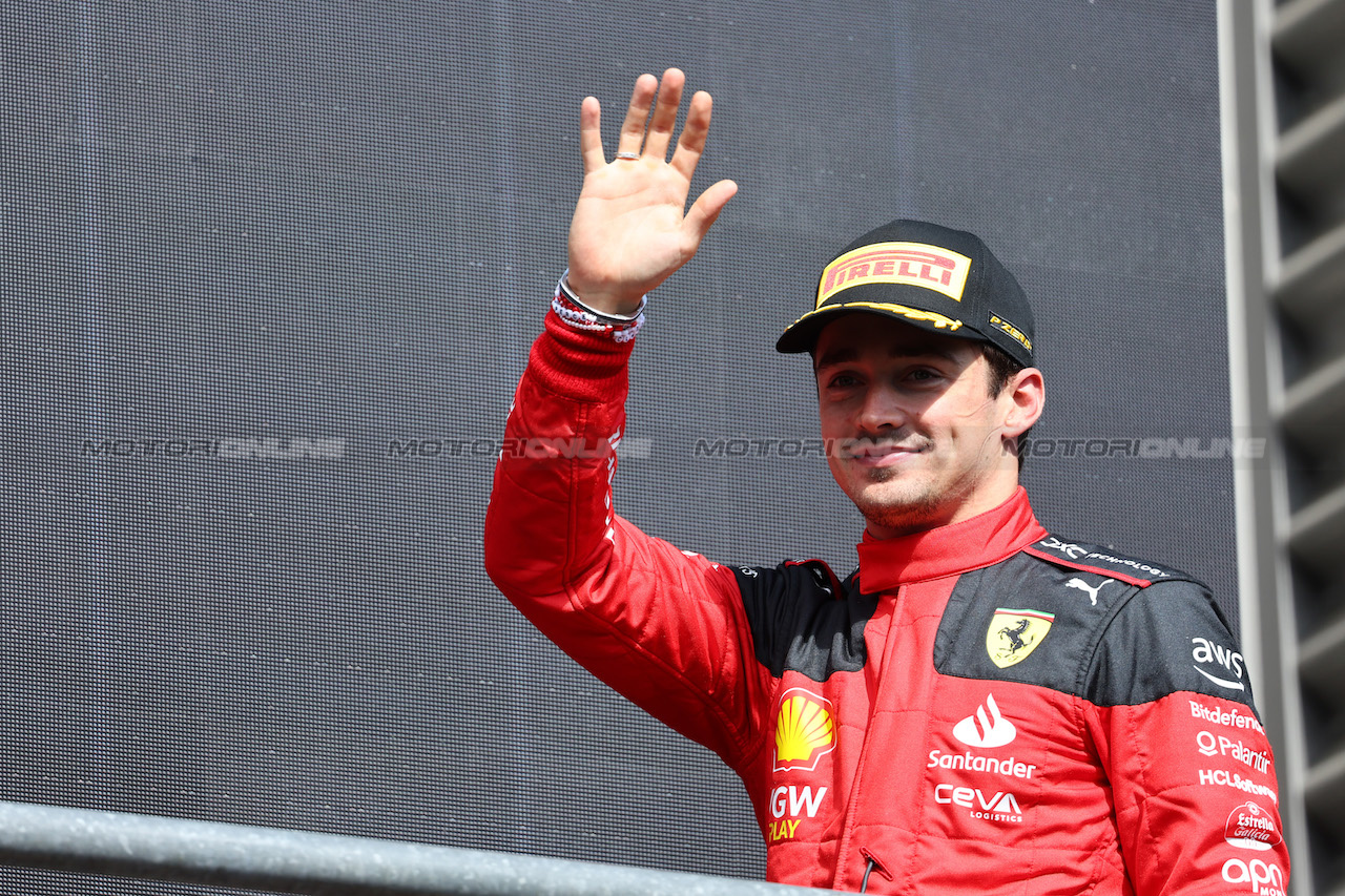 GP BELGIO, 3rd place Charles Leclerc (MON) Ferrari.
30.07.2023. Formula 1 World Championship, Rd 13, Belgian Grand Prix, Spa Francorchamps, Belgium, Gara Day.
- www.xpbimages.com, EMail: requests@xpbimages.com © Copyright: Batchelor / XPB Images