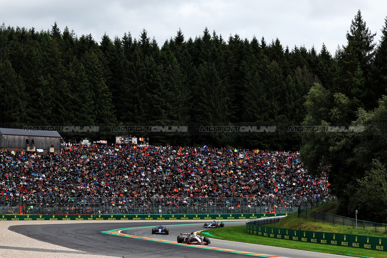 GP BELGIO, Kevin Magnussen (DEN) Haas VF-23.
30.07.2023. Formula 1 World Championship, Rd 13, Belgian Grand Prix, Spa Francorchamps, Belgium, Gara Day.
- www.xpbimages.com, EMail: requests@xpbimages.com © Copyright: Moy / XPB Images