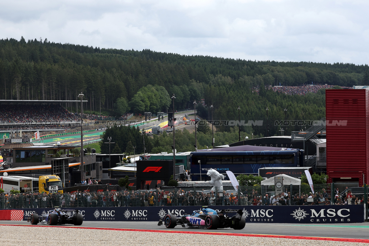 GP BELGIO, Pierre Gasly (FRA) Alpine F1 Team A523.
30.07.2023. Formula 1 World Championship, Rd 13, Belgian Grand Prix, Spa Francorchamps, Belgium, Gara Day.
- www.xpbimages.com, EMail: requests@xpbimages.com © Copyright: Bearne / XPB Images