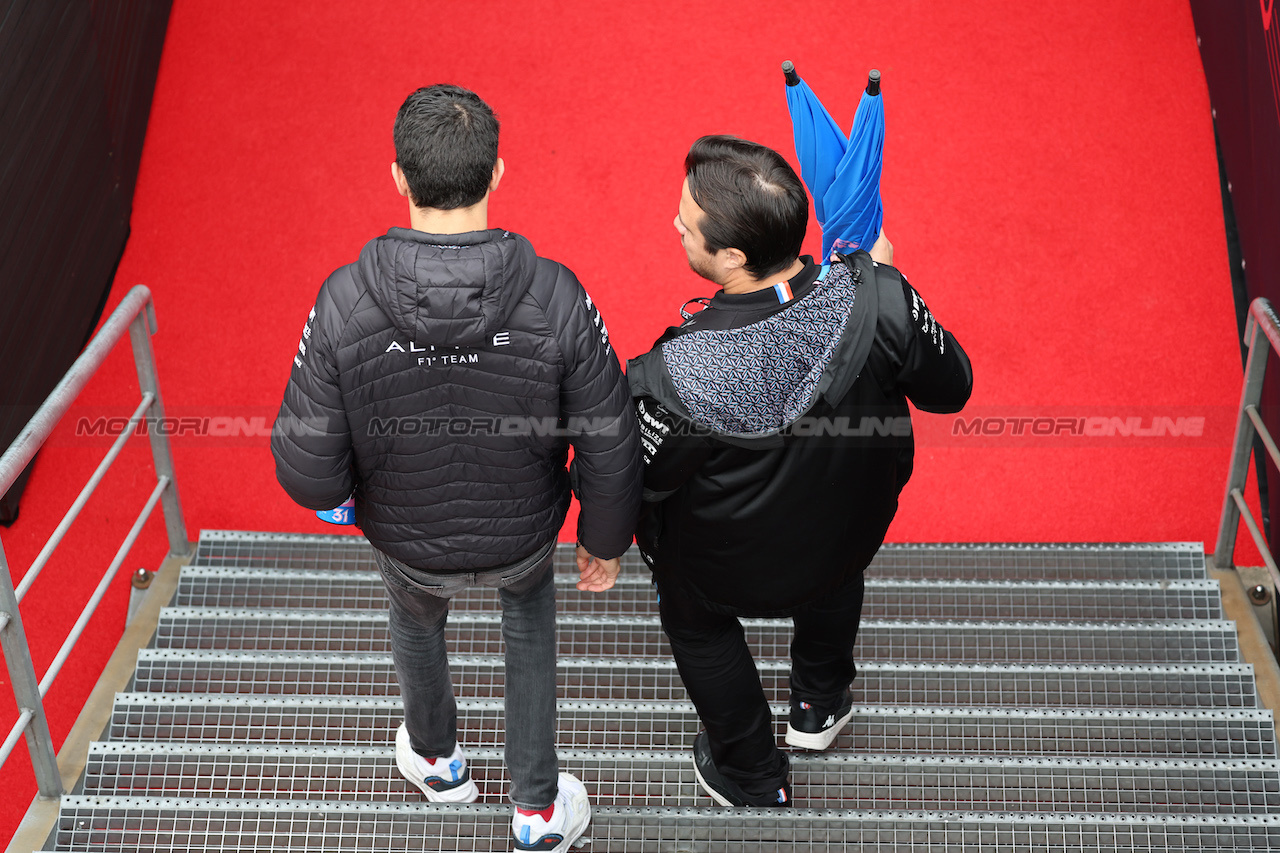 GP BELGIO, Esteban Ocon (FRA) Alpine F1 Team.
30.07.2023. Formula 1 World Championship, Rd 13, Belgian Grand Prix, Spa Francorchamps, Belgium, Gara Day.
 - www.xpbimages.com, EMail: requests@xpbimages.com © Copyright: Rew / XPB Images