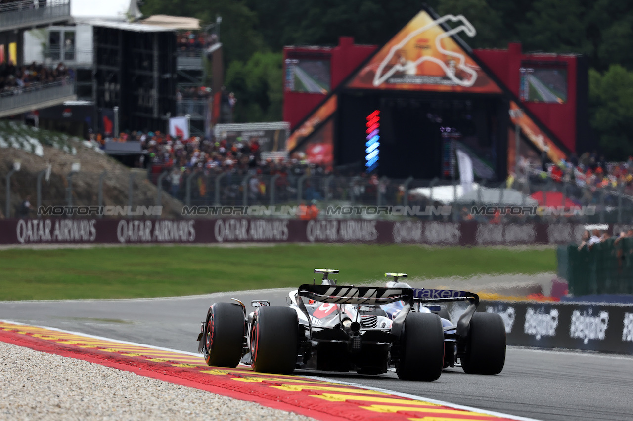 GP BELGIO, Nico Hulkenberg (GER) Haas VF-23.
30.07.2023. Formula 1 World Championship, Rd 13, Belgian Grand Prix, Spa Francorchamps, Belgium, Gara Day.
- www.xpbimages.com, EMail: requests@xpbimages.com © Copyright: Bearne / XPB Images