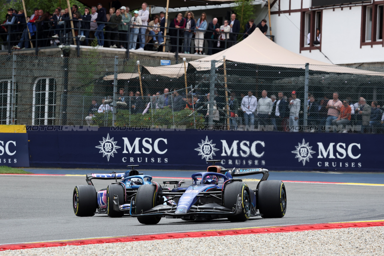 GP BELGIO, Alexander Albon (THA) Williams Racing FW45.
30.07.2023. Formula 1 World Championship, Rd 13, Belgian Grand Prix, Spa Francorchamps, Belgium, Gara Day.
- www.xpbimages.com, EMail: requests@xpbimages.com © Copyright: Bearne / XPB Images