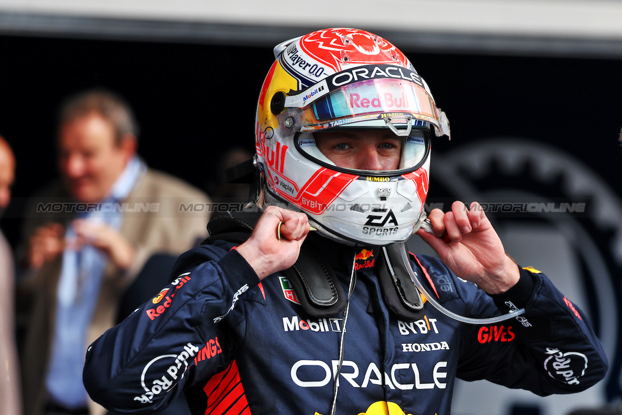 GP BELGIO, Gara winner Max Verstappen (NLD) Red Bull Racing in parc ferme.
30.07.2023. Formula 1 World Championship, Rd 13, Belgian Grand Prix, Spa Francorchamps, Belgium, Gara Day.
- www.xpbimages.com, EMail: requests@xpbimages.com © Copyright: Moy / XPB Images