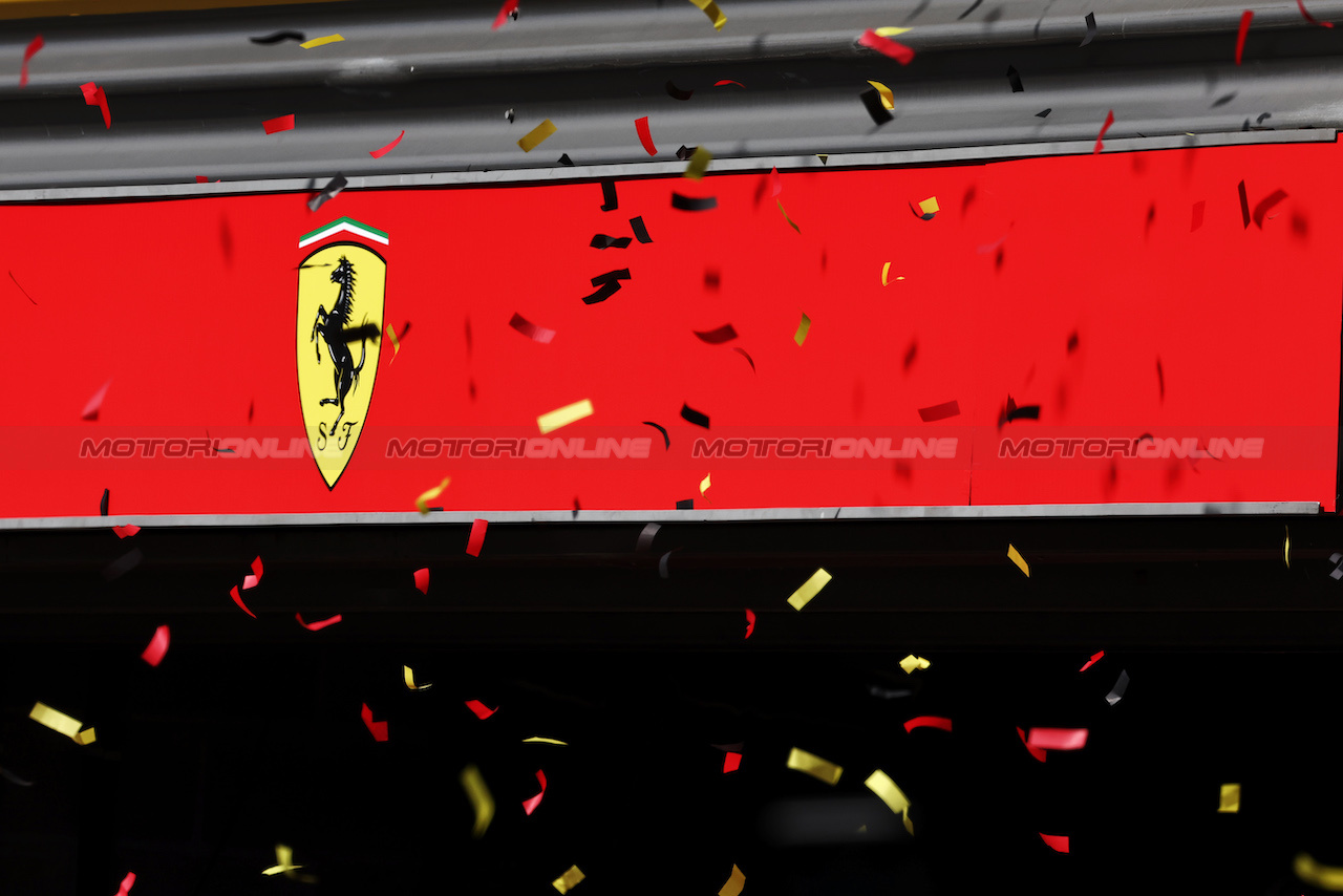 GP BELGIO, Podium ticker tape.
30.07.2023. Formula 1 World Championship, Rd 13, Belgian Grand Prix, Spa Francorchamps, Belgium, Gara Day.
- www.xpbimages.com, EMail: requests@xpbimages.com © Copyright: Moy / XPB Images