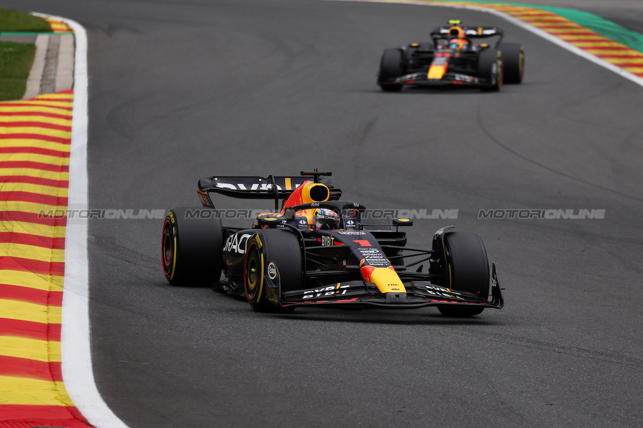 GP BELGIO, Max Verstappen (NLD) Red Bull Racing RB19.
30.07.2023. Formula 1 World Championship, Rd 13, Belgian Grand Prix, Spa Francorchamps, Belgium, Gara Day.
- www.xpbimages.com, EMail: requests@xpbimages.com © Copyright: Moy / XPB Images