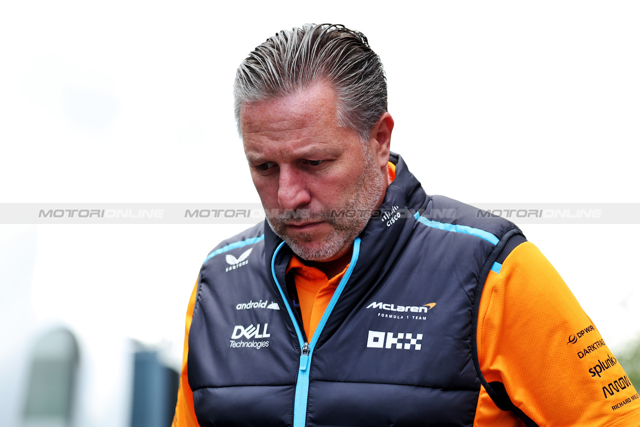 GP BELGIO, Zak Brown (USA) McLaren Executive Director.
30.07.2023. Formula 1 World Championship, Rd 13, Belgian Grand Prix, Spa Francorchamps, Belgium, Gara Day.
 - www.xpbimages.com, EMail: requests@xpbimages.com © Copyright: Rew / XPB Images