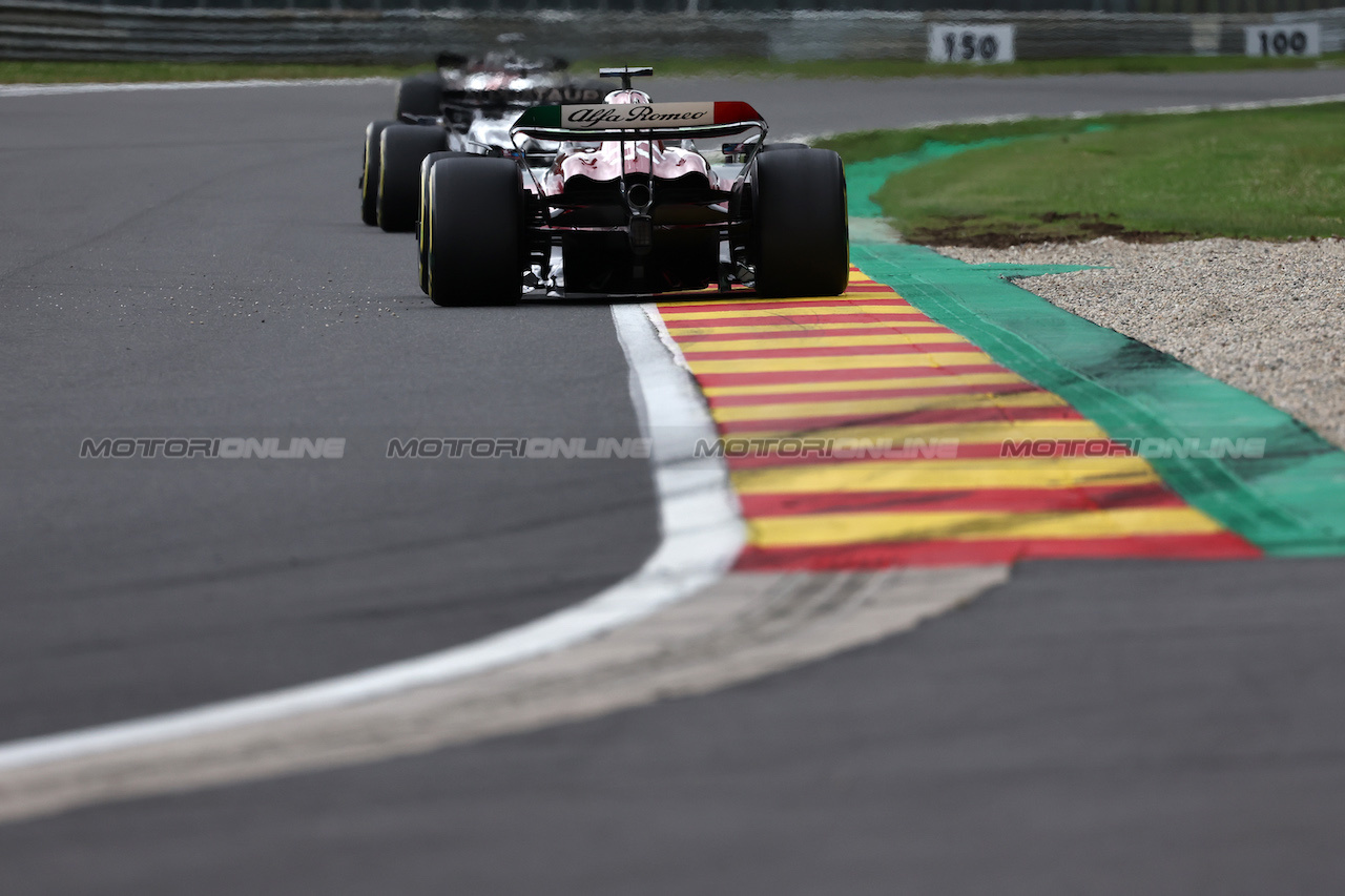 GP BELGIO, Valtteri Bottas (FIN) Alfa Romeo F1 Team C43.
30.07.2023. Formula 1 World Championship, Rd 13, Belgian Grand Prix, Spa Francorchamps, Belgium, Gara Day.
- www.xpbimages.com, EMail: requests@xpbimages.com © Copyright: Moy / XPB Images