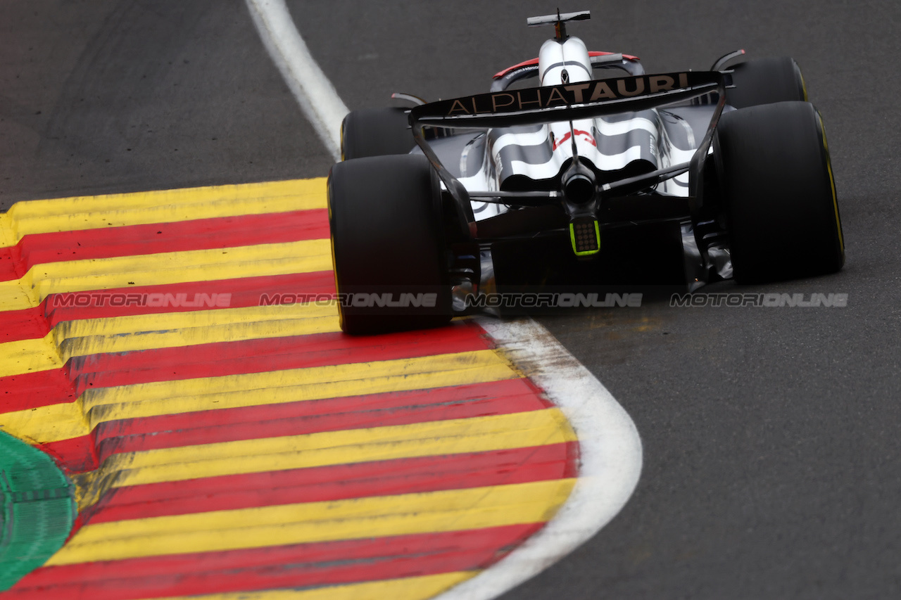 GP BELGIO, Daniel Ricciardo (AUS) AlphaTauri AT04.
30.07.2023. Formula 1 World Championship, Rd 13, Belgian Grand Prix, Spa Francorchamps, Belgium, Gara Day.
 - www.xpbimages.com, EMail: requests@xpbimages.com © Copyright: Coates / XPB Images