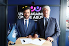 GP BELGIO, (L to R): Mohammed Bin Sulayem (UAE) FIA President with Jorge Viegas (ESP) FIM President - united against online abuse.
30.07.2023. Formula 1 World Championship, Rd 13, Belgian Grand Prix, Spa Francorchamps, Belgium, Gara Day.
- www.xpbimages.com, EMail: requests@xpbimages.com © Copyright: Moy / XPB Images