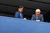 GP BELGIO, (L to R): Mohammed Bin Sulayem (UAE) FIA President with Jorge Viegas (ESP) FIM President.
30.07.2023. Formula 1 World Championship, Rd 13, Belgian Grand Prix, Spa Francorchamps, Belgium, Gara Day.
 - www.xpbimages.com, EMail: requests@xpbimages.com © Copyright: Rew / XPB Images