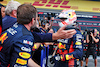 GP BELGIO, Gara winner Max Verstappen (NLD) Red Bull Racing celebrates with Dr Helmut Marko (AUT) Red Bull Motorsport Consultant in parc ferme.
30.07.2023. Formula 1 World Championship, Rd 13, Belgian Grand Prix, Spa Francorchamps, Belgium, Gara Day.
- www.xpbimages.com, EMail: requests@xpbimages.com © Copyright: Moy / XPB Images