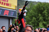GP BELGIO, Gara winner Max Verstappen (NLD) Red Bull Racing celebrates in parc ferme.
30.07.2023. Formula 1 World Championship, Rd 13, Belgian Grand Prix, Spa Francorchamps, Belgium, Gara Day.
- www.xpbimages.com, EMail: requests@xpbimages.com © Copyright: Moy / XPB Images