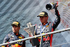 GP BELGIO, Gara winner Max Verstappen (NLD) Red Bull Racing celebrates on the podium with team mate Sergio Perez (MEX) Red Bull Racing.
30.07.2023. Formula 1 World Championship, Rd 13, Belgian Grand Prix, Spa Francorchamps, Belgium, Gara Day.
- www.xpbimages.com, EMail: requests@xpbimages.com © Copyright: Moy / XPB Images