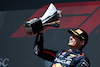 GP BELGIO, Gara winner Max Verstappen (NLD) Red Bull Racing celebrates on the podium.
30.07.2023. Formula 1 World Championship, Rd 13, Belgian Grand Prix, Spa Francorchamps, Belgium, Gara Day.
 - www.xpbimages.com, EMail: requests@xpbimages.com © Copyright: Rew / XPB Images