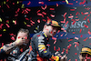 GP BELGIO, Gara winner Max Verstappen (NLD) Red Bull Racing celebrates on the podium.
30.07.2023. Formula 1 World Championship, Rd 13, Belgian Grand Prix, Spa Francorchamps, Belgium, Gara Day.
 - www.xpbimages.com, EMail: requests@xpbimages.com © Copyright: Rew / XPB Images