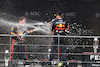 GP BELGIO, Gara winner Max Verstappen (NLD) Red Bull Racing celebrates with Greg Reeson (GBR) Red Bull Racing Tyre Technician on the podium.
30.07.2023. Formula 1 World Championship, Rd 13, Belgian Grand Prix, Spa Francorchamps, Belgium, Gara Day.
 - www.xpbimages.com, EMail: requests@xpbimages.com © Copyright: Coates / XPB Images