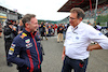 GP BELGIO, (L to R): Christian Horner (GBR) Red Bull Racing Team Principal with Nicholas Tombazis (GRE) FIA Head of Single-Seater Technical Matters on the grid.
30.07.2023. Formula 1 World Championship, Rd 13, Belgian Grand Prix, Spa Francorchamps, Belgium, Gara Day.
 - www.xpbimages.com, EMail: requests@xpbimages.com © Copyright: Coates / XPB Images