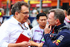 GP BELGIO, (L to R): Nicholas Tombazis (GRE) FIA Head of Single-Seater Technical Matters with Christian Horner (GBR) Red Bull Racing Team Principal on the grid.
30.07.2023. Formula 1 World Championship, Rd 13, Belgian Grand Prix, Spa Francorchamps, Belgium, Gara Day.
 - www.xpbimages.com, EMail: requests@xpbimages.com © Copyright: Coates / XPB Images