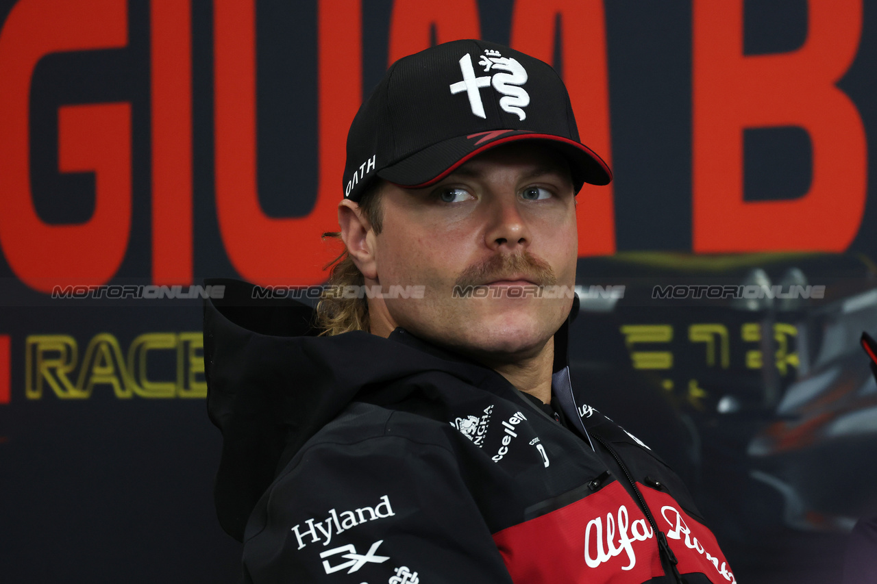GP BELGIO, Valtteri Bottas (FIN) Alfa Romeo F1 Team in the FIA Press Conference.

27.07.2023. Formula 1 World Championship, Rd 13, Belgian Grand Prix, Spa Francorchamps, Belgium, Preparation Day.

 - www.xpbimages.com, EMail: requests@xpbimages.com © Copyright: Rew / XPB Images