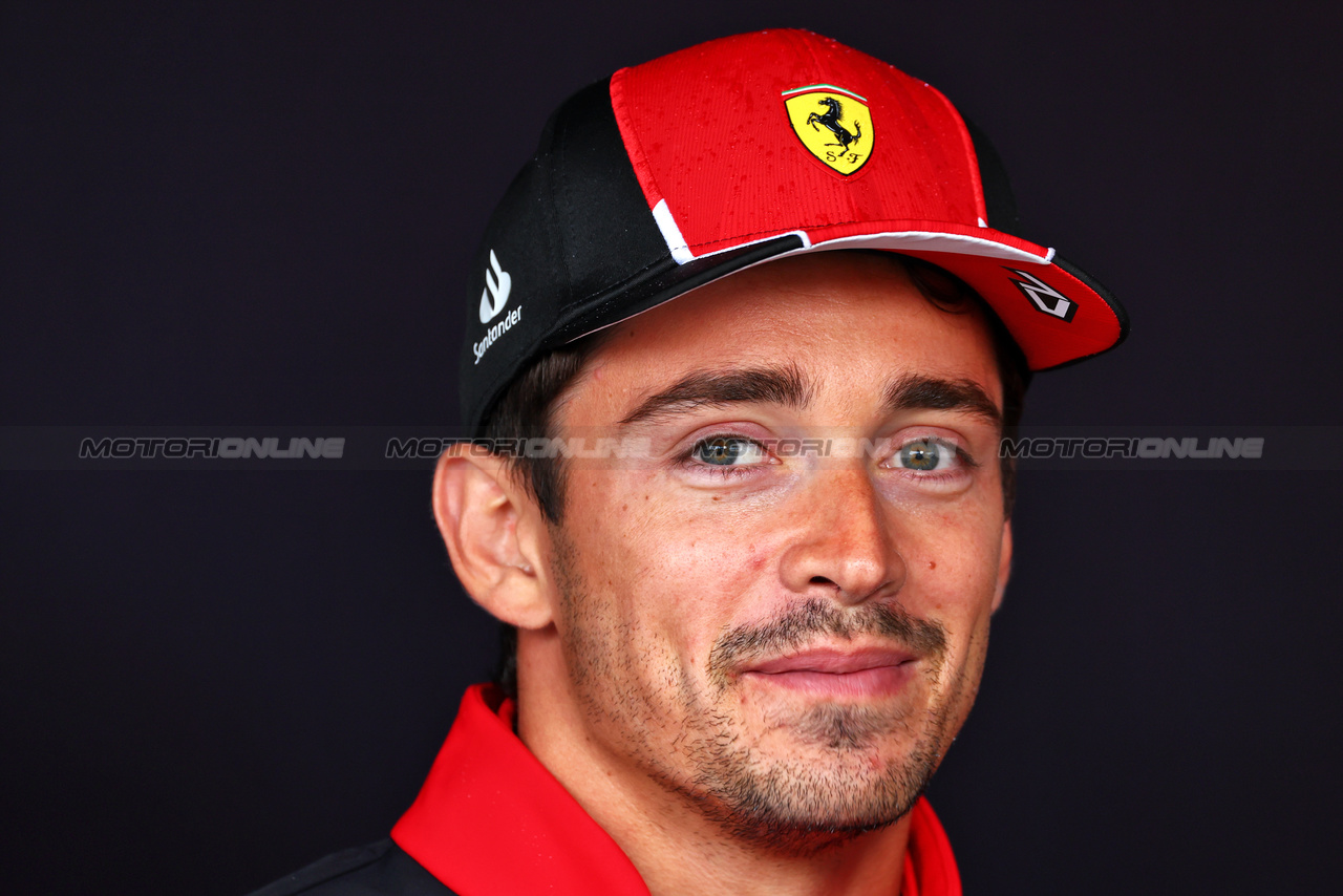 GP BELGIO, Charles Leclerc (MON) Ferrari.

27.07.2023. Formula 1 World Championship, Rd 13, Belgian Grand Prix, Spa Francorchamps, Belgium, Preparation Day.

 - www.xpbimages.com, EMail: requests@xpbimages.com © Copyright: Coates / XPB Images
