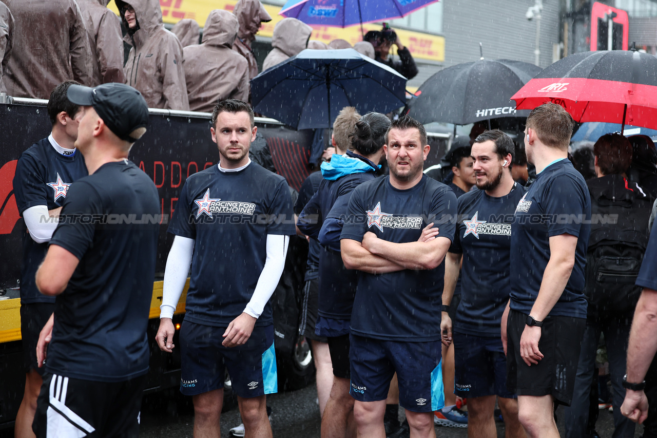 GP BELGIO, Run for Anthoine Hubert.

27.07.2023. Formula 1 World Championship, Rd 13, Belgian Grand Prix, Spa Francorchamps, Belgium, Preparation Day.

- www.xpbimages.com, EMail: requests@xpbimages.com © Copyright: Moy / XPB Images