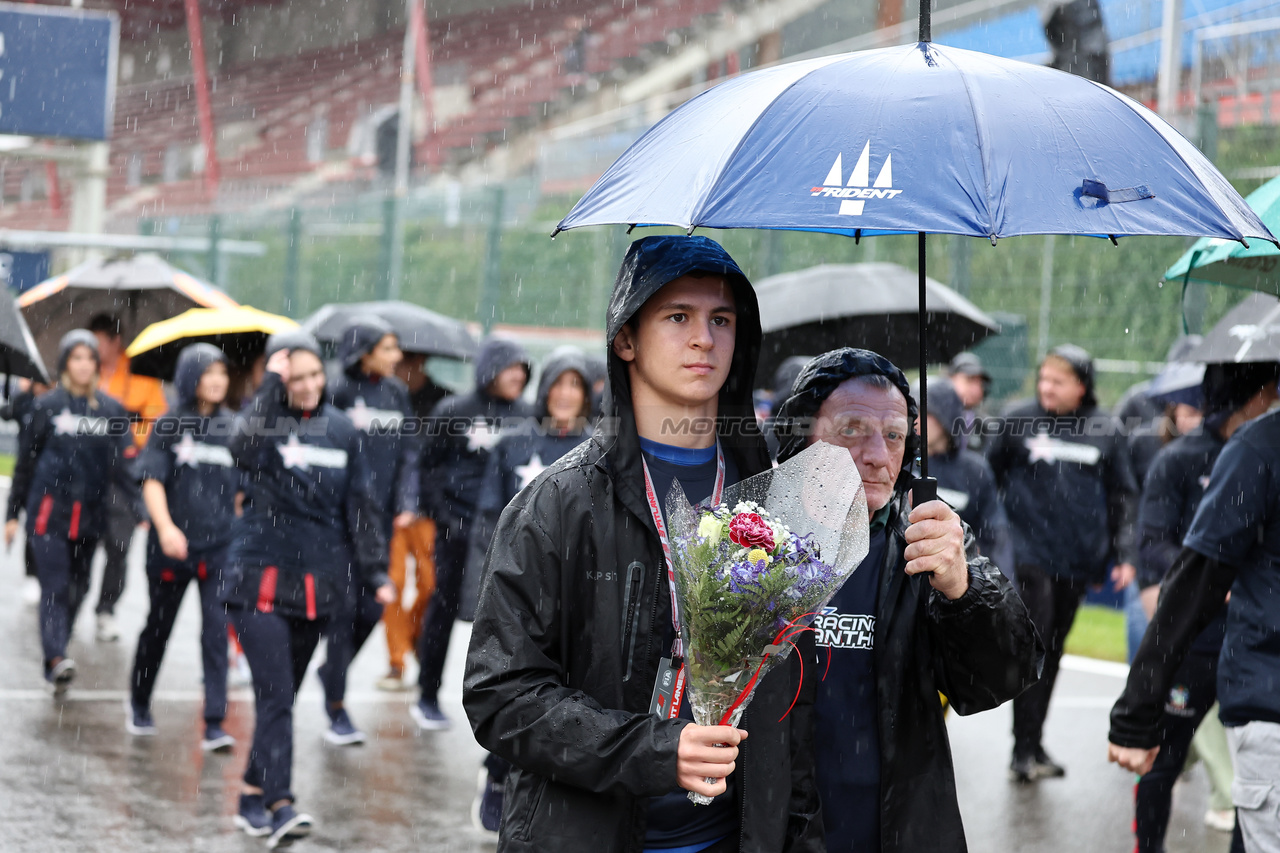 GP BELGIO, Run for Anthoine Hubert.

27.07.2023. Formula 1 World Championship, Rd 13, Belgian Grand Prix, Spa Francorchamps, Belgium, Preparation Day.

- www.xpbimages.com, EMail: requests@xpbimages.com © Copyright: Moy / XPB Images