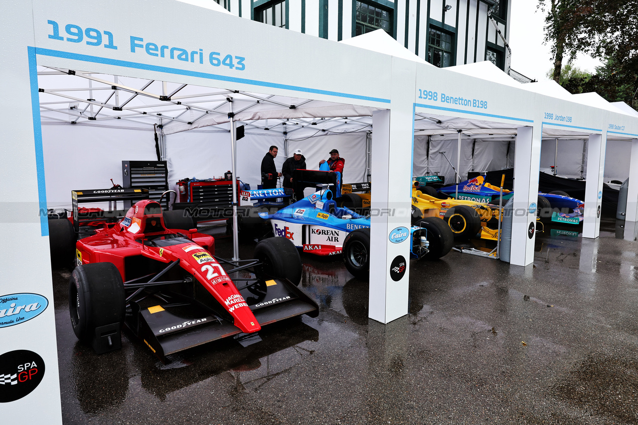 GP BELGIO, Circuit Atmosfera - historic F1 cars.

27.07.2023. Formula 1 World Championship, Rd 13, Belgian Grand Prix, Spa Francorchamps, Belgium, Preparation Day.

- www.xpbimages.com, EMail: requests@xpbimages.com © Copyright: Moy / XPB Images