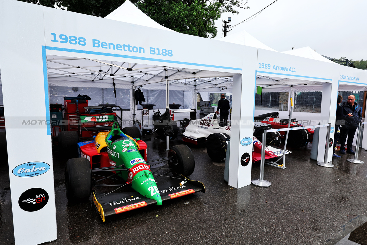 GP BELGIO, Circuit Atmosfera - historic F1 cars.

27.07.2023. Formula 1 World Championship, Rd 13, Belgian Grand Prix, Spa Francorchamps, Belgium, Preparation Day.

- www.xpbimages.com, EMail: requests@xpbimages.com © Copyright: Moy / XPB Images