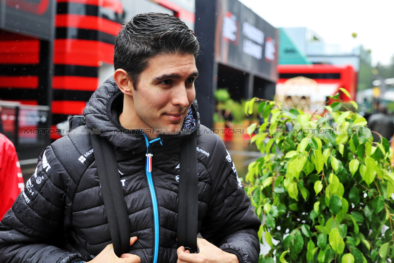 GP BELGIO, Esteban Ocon (FRA) Alpine F1 Team.

27.07.2023. Formula 1 World Championship, Rd 13, Belgian Grand Prix, Spa Francorchamps, Belgium, Preparation Day.

- www.xpbimages.com, EMail: requests@xpbimages.com © Copyright: Bearne / XPB Images