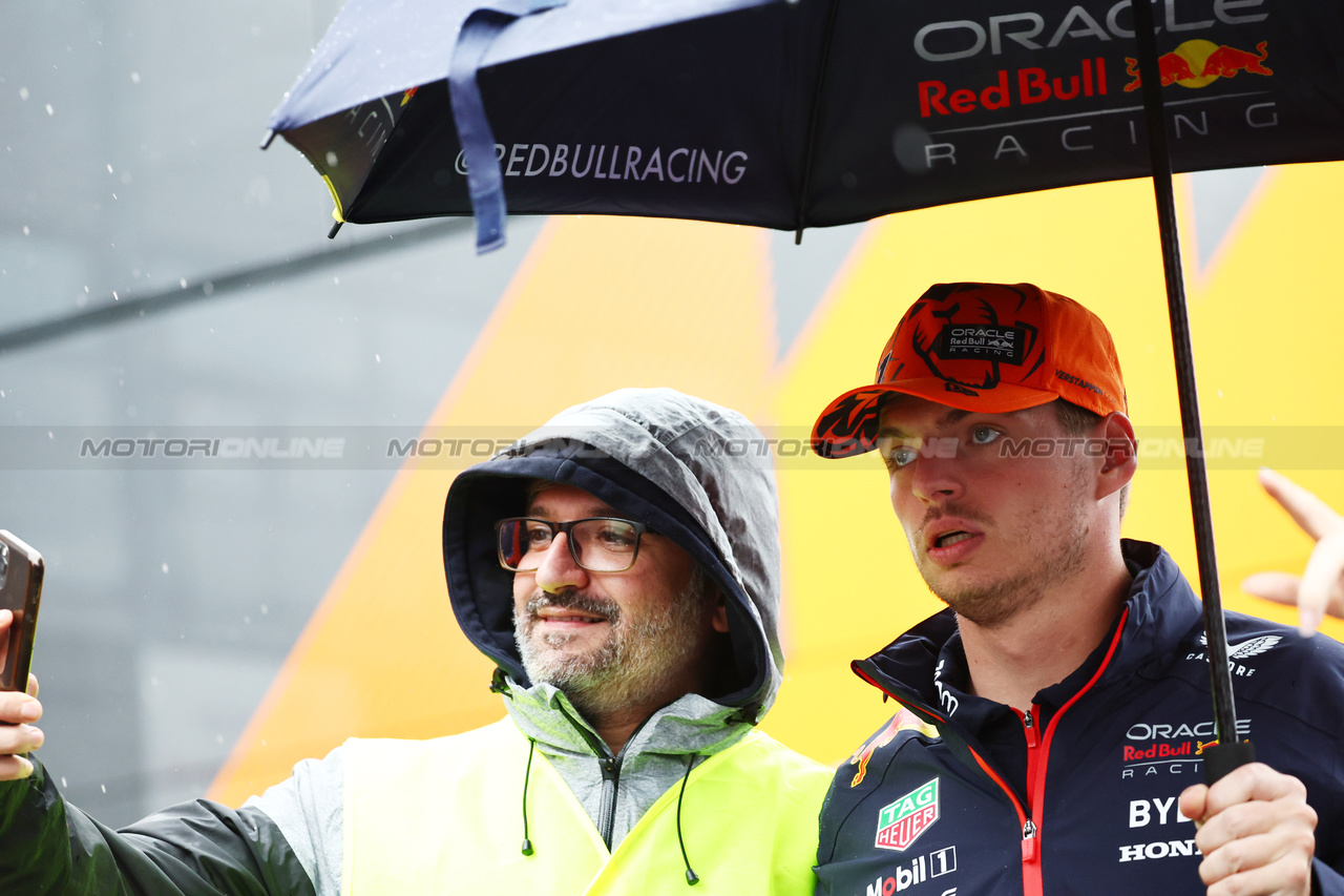 GP BELGIO, Max Verstappen (NLD) Red Bull Racing.

27.07.2023. Formula 1 World Championship, Rd 13, Belgian Grand Prix, Spa Francorchamps, Belgium, Preparation Day.

- www.xpbimages.com, EMail: requests@xpbimages.com © Copyright: Batchelor / XPB Images