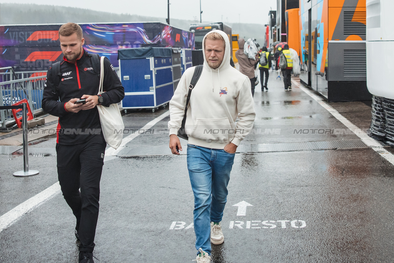 GP BELGIO, Kevin Magnussen (DEN) Haas F1 Team.

27.07.2023. Formula 1 World Championship, Rd 13, Belgian Grand Prix, Spa Francorchamps, Belgium, Preparation Day.

- www.xpbimages.com, EMail: requests@xpbimages.com © Copyright: Bearne / XPB Images