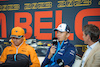 GP BELGIO, (L to R): Lando Norris (GBR) McLaren; Alexander Albon (THA) Williams Racing; e Tom Clarkson (GBR) Journalist in the FIA Press Conference.
27.07.2023. Formula 1 World Championship, Rd 13, Belgian Grand Prix, Spa Francorchamps, Belgium, Preparation Day.
- www.xpbimages.com, EMail: requests@xpbimages.com © Copyright: Bearne / XPB Images