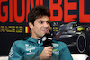 GP BELGIO, Lance Stroll (CDN) Aston Martin F1 Team in the FIA Press Conference.
27.07.2023. Formula 1 World Championship, Rd 13, Belgian Grand Prix, Spa Francorchamps, Belgium, Preparation Day.
 - www.xpbimages.com, EMail: requests@xpbimages.com © Copyright: Rew / XPB Images