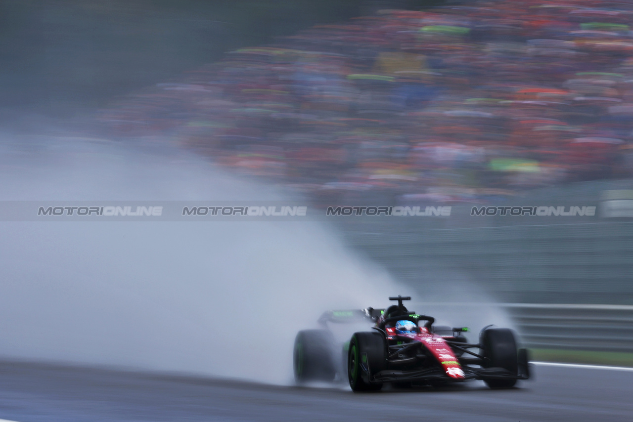 GP BELGIO, Valtteri Bottas (FIN) Alfa Romeo F1 Team C43.

29.07.2023. Formula 1 World Championship, Rd 13, Belgian Grand Prix, Spa Francorchamps, Belgium, Sprint Day.

 - www.xpbimages.com, EMail: requests@xpbimages.com © Copyright: Coates / XPB Images