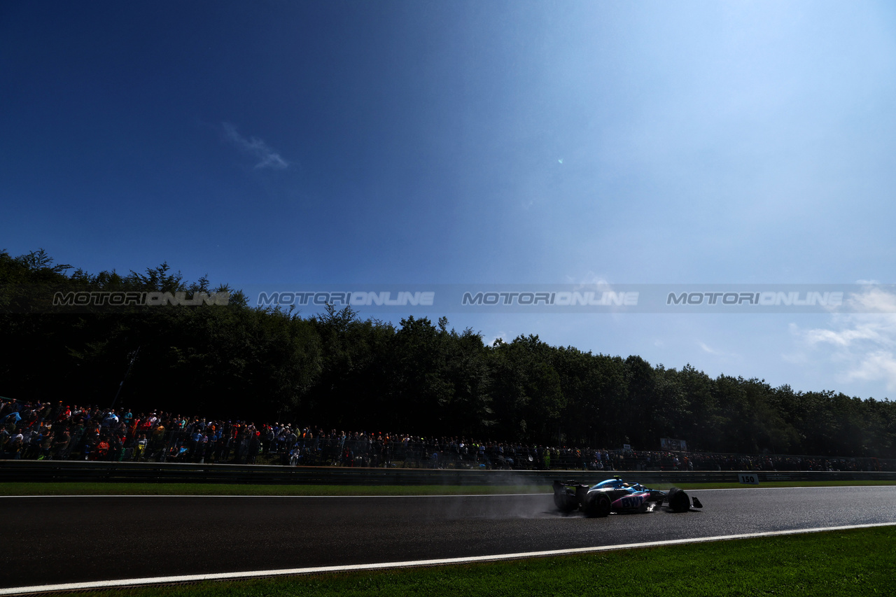GP BELGIO, Pierre Gasly (FRA) Alpine F1 Team A523.

29.07.2023. Formula 1 World Championship, Rd 13, Belgian Grand Prix, Spa Francorchamps, Belgium, Sprint Day.

 - www.xpbimages.com, EMail: requests@xpbimages.com © Copyright: Coates / XPB Images