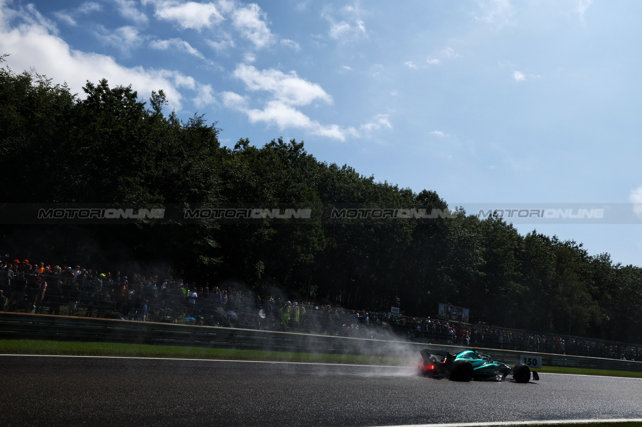 GP BELGIO, Lance Stroll (CDN) Aston Martin F1 Team AMR23.

29.07.2023. Formula 1 World Championship, Rd 13, Belgian Grand Prix, Spa Francorchamps, Belgium, Sprint Day.

 - www.xpbimages.com, EMail: requests@xpbimages.com © Copyright: Coates / XPB Images